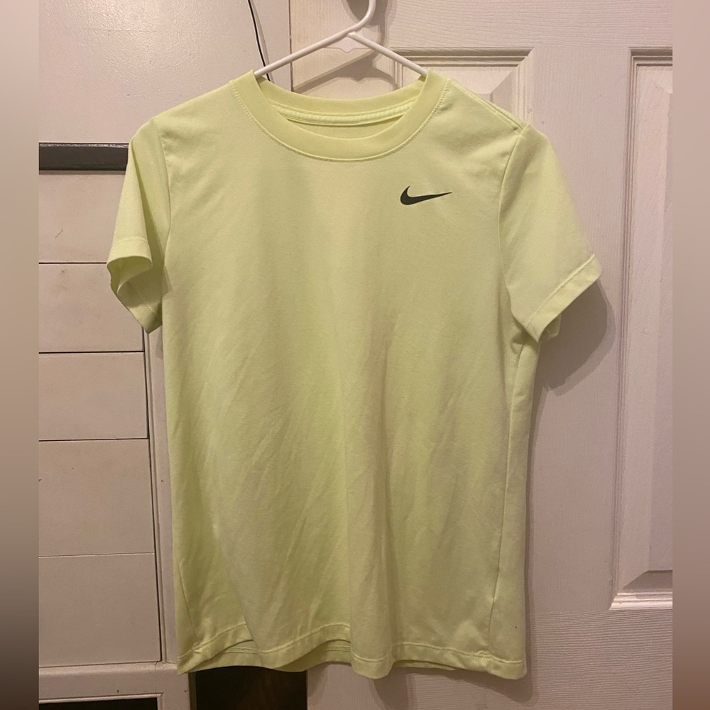 Nike Dri-fit womens shirt Lime Ice